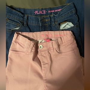 Children’s Place- set of 2 girls size 10 jeans, gently worn